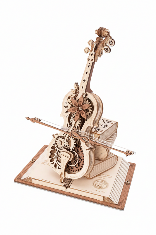Maquette | Violoncelle Mécanique en Bois
