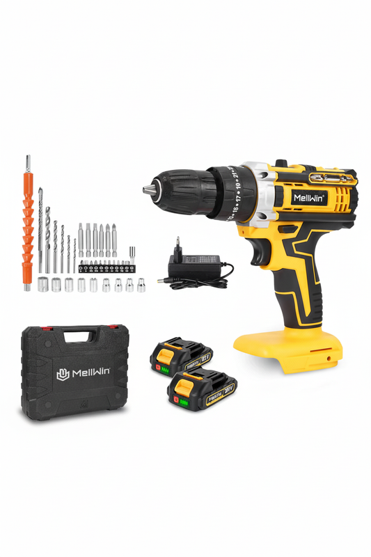 Maquette | Perceuse électrique avec 2 batteries