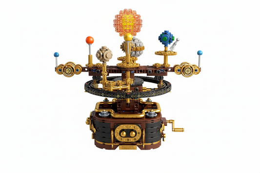Maquette | Système Solaire Steampunk Mécanique